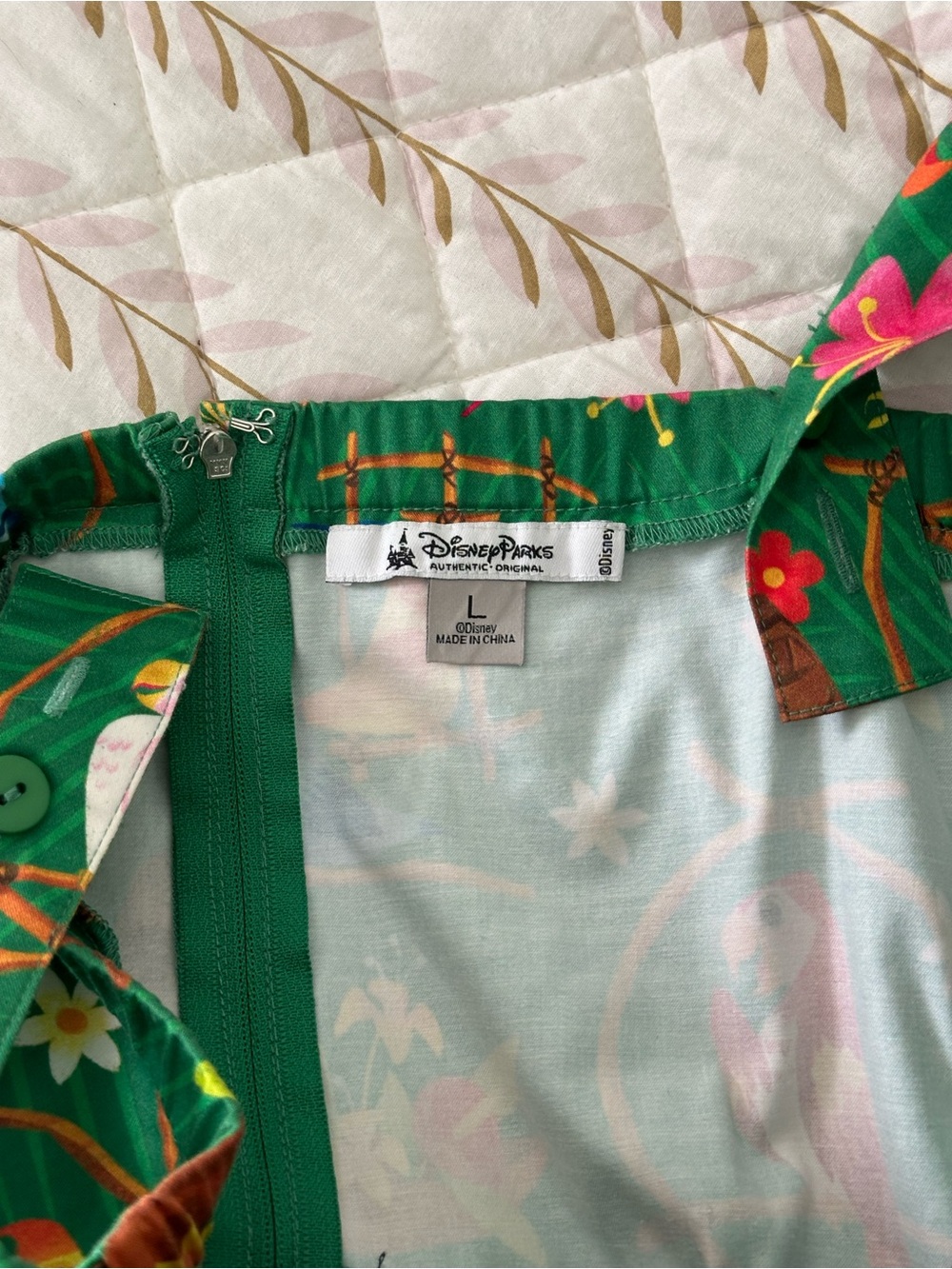 Disney Dress Shop Enchanted Tiki Room Dress with Original Garment Bag - Picture 2 of 5